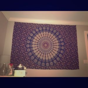 Blue/purple tapestry